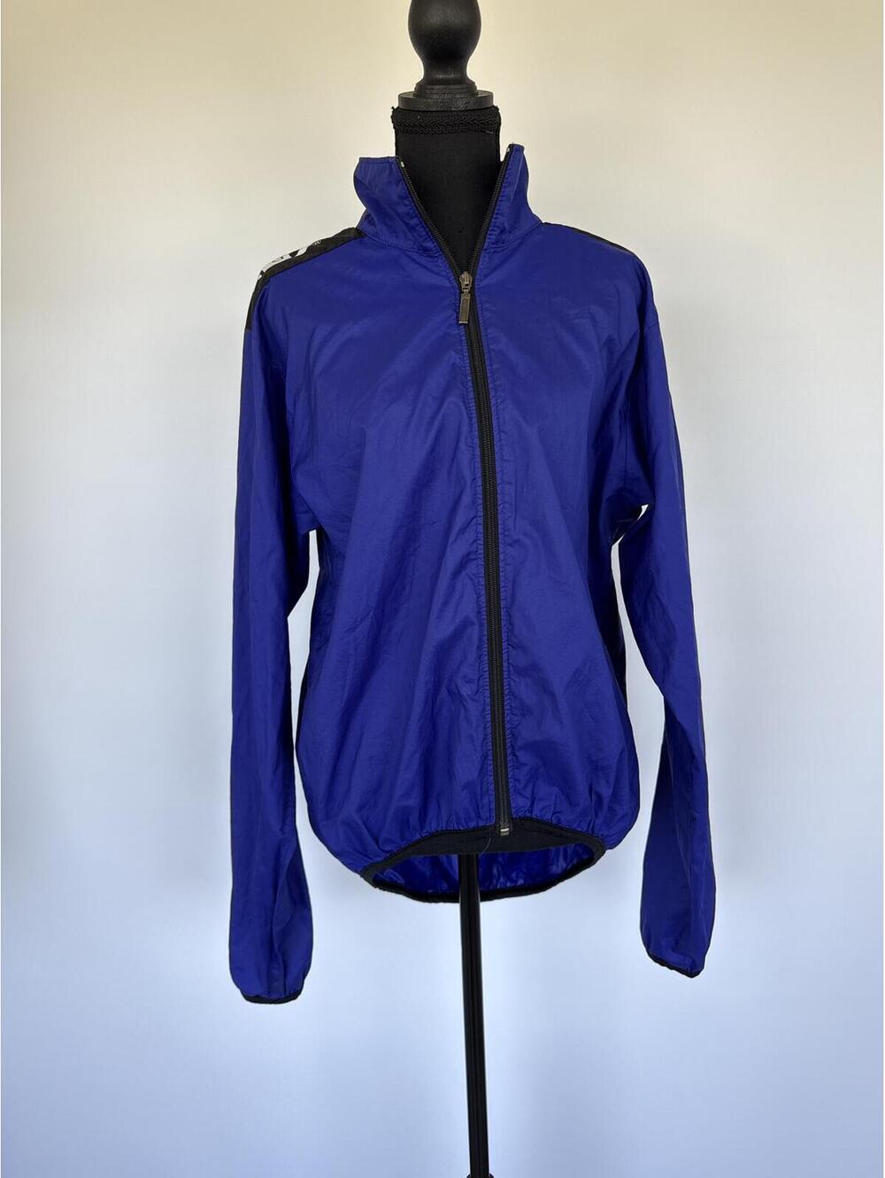 Louis Garneau purple windbreaker jacket medium vintage cycling athleisure